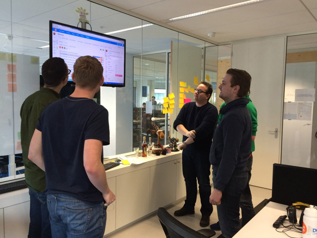 Picture of scrum session